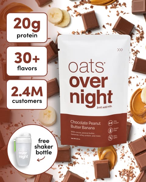 Oats Overnight ad creative